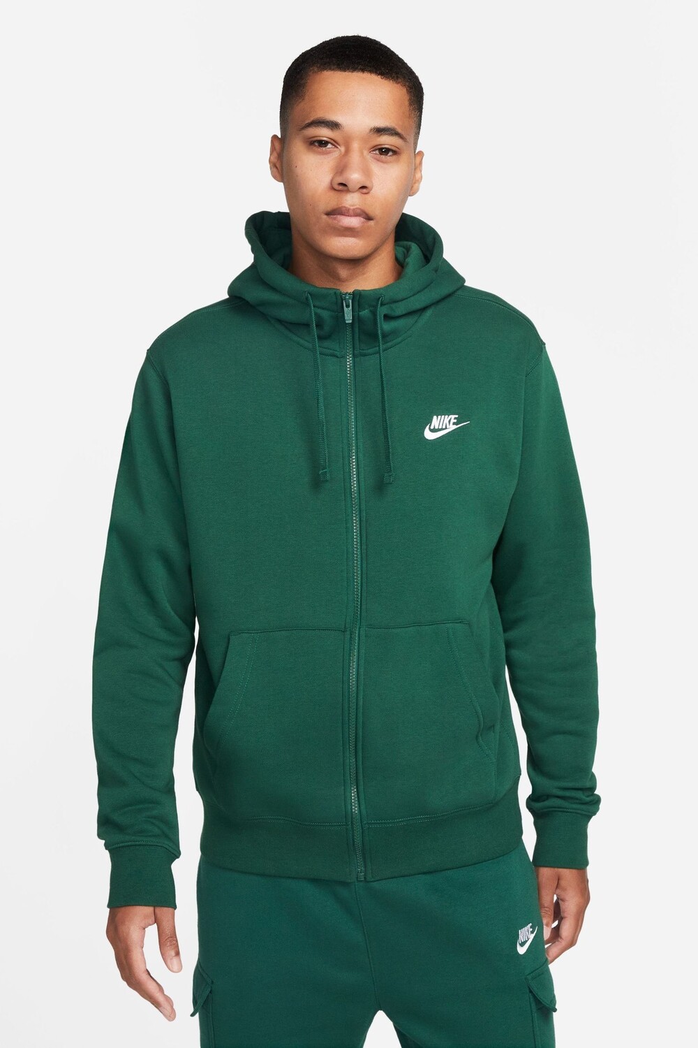 

Клубная толстовка на молнии Nike, зеленый