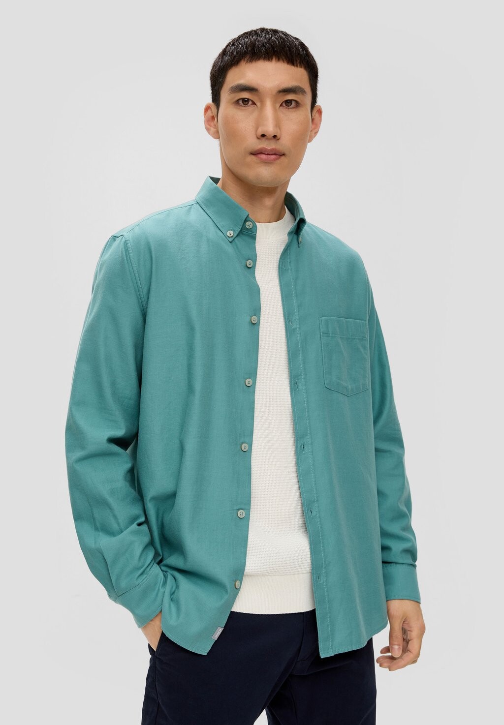

Рубашка REGULAR BUTTON-DOWN s.Oliver, цвет minze