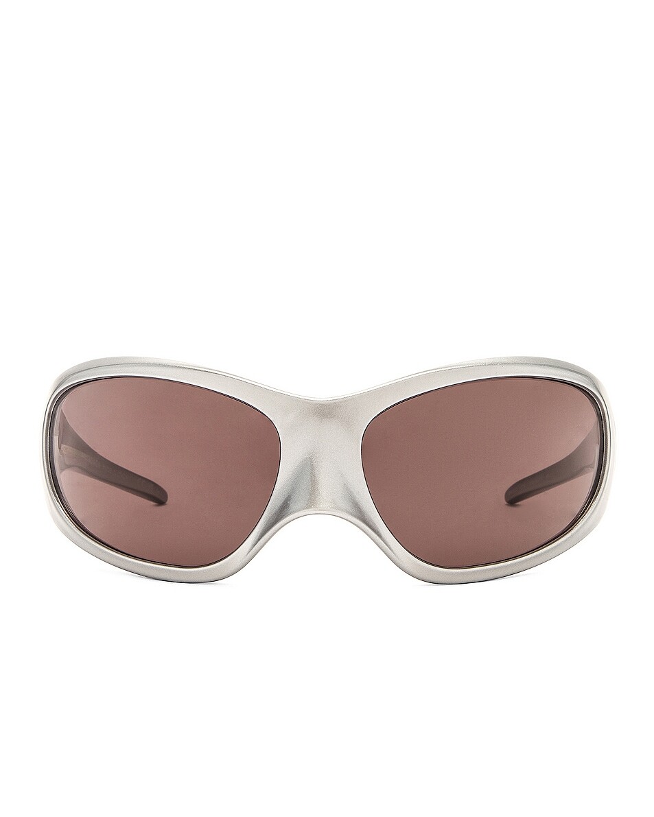 

Солнцезащитные очки Balenciaga Cat Eye, серебряный