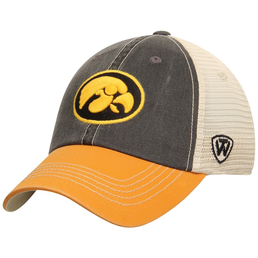 

Бейсболка Top of the World Iowa Hawkeyes, черный