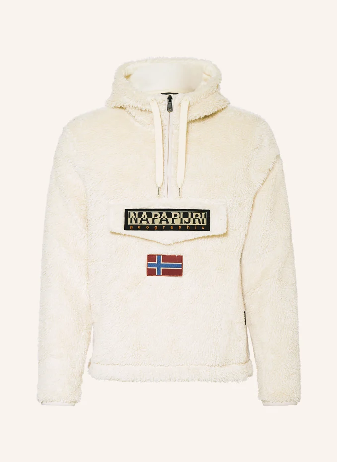 

Меховая куртка тедди t-burgee Napapijri, экрю