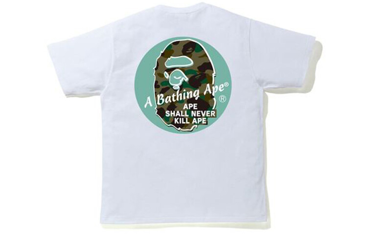 

Футболка Ape Head Series для мужчин A Bathing Ape, зеленый