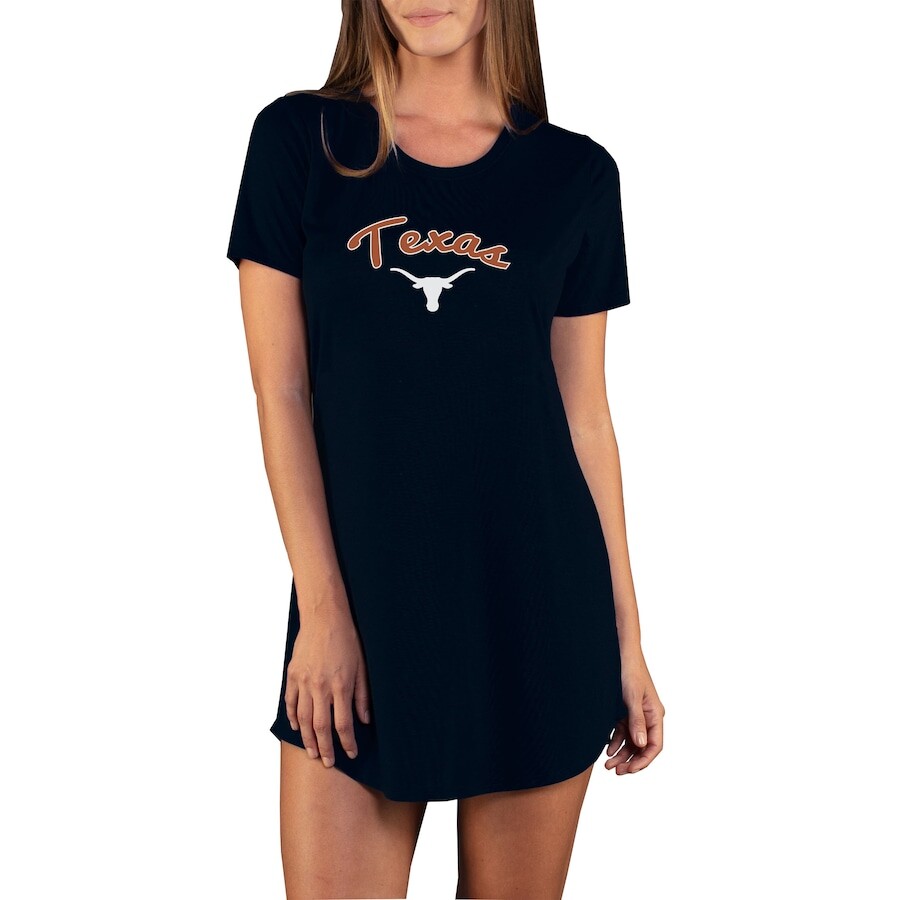 

Ночная рубашка Concepts Sport Texas Longhorns, черный