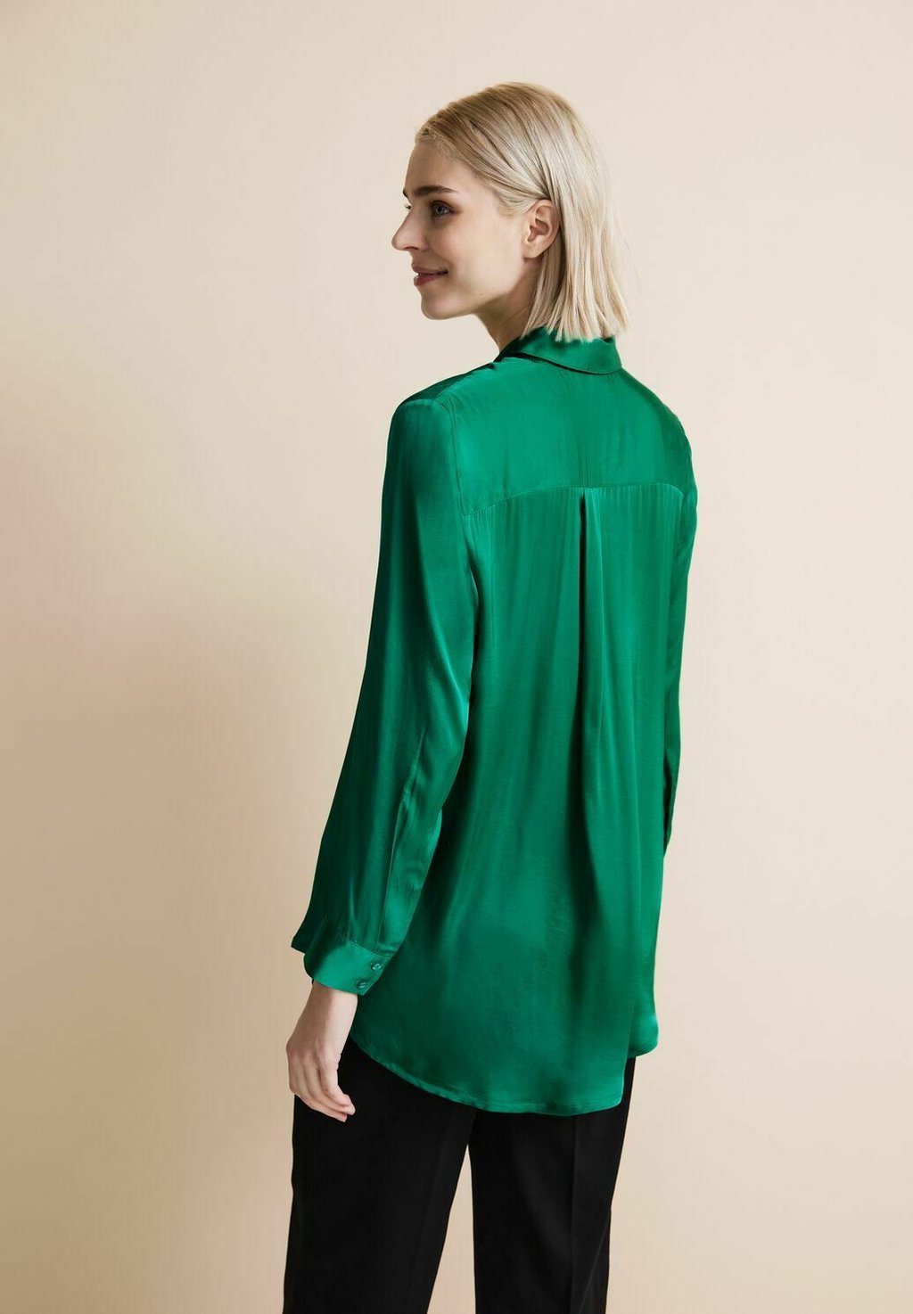 Блузка-рубашка Street One, цвет grün
