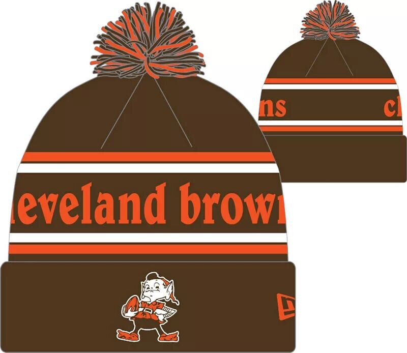 

Вязаная шапка New Era Youth Cleveland Browns Marquet Throwback