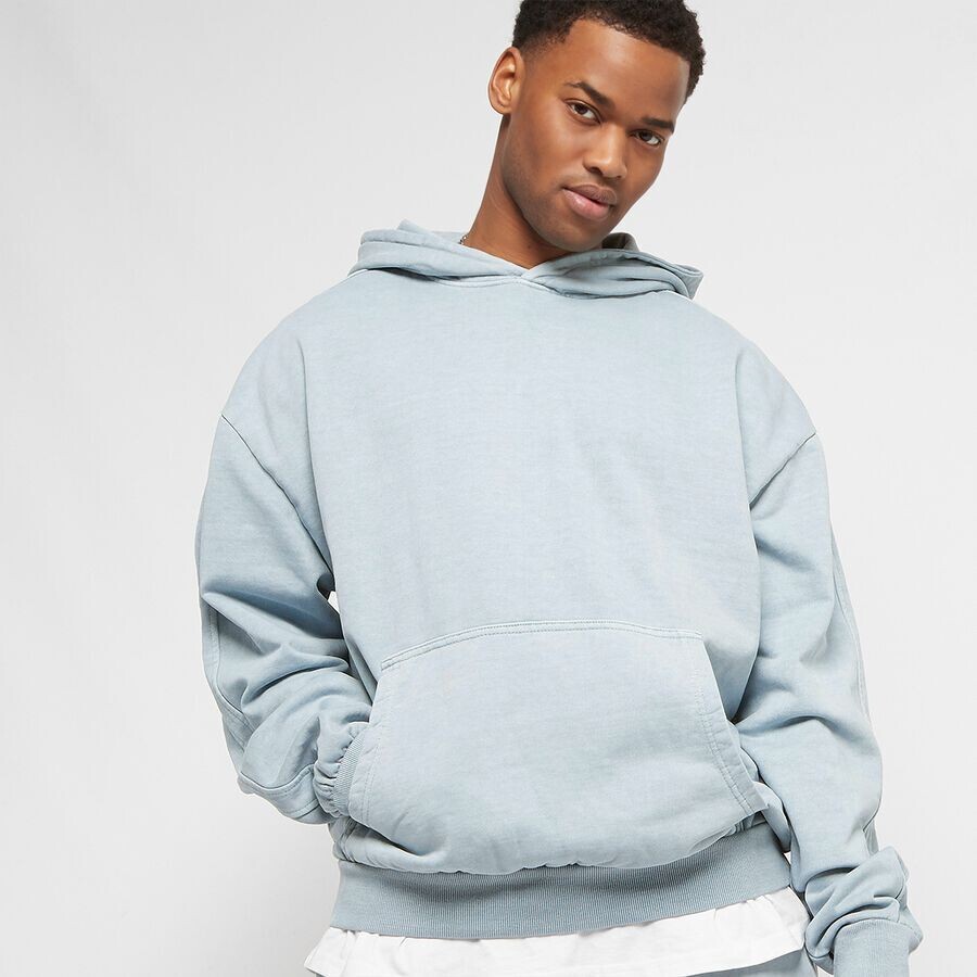 

Толстовка с капюшоном Heavy Terry Garment Dye Urban Classics, цвет summer blue