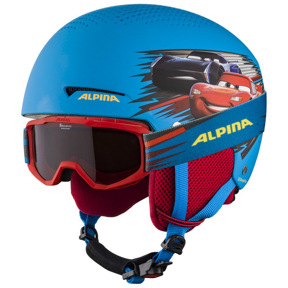 Шлем Alpina Snow Grand Junior, синий шлем г л сноуб alpina grand р 54 57 синий a9226 80