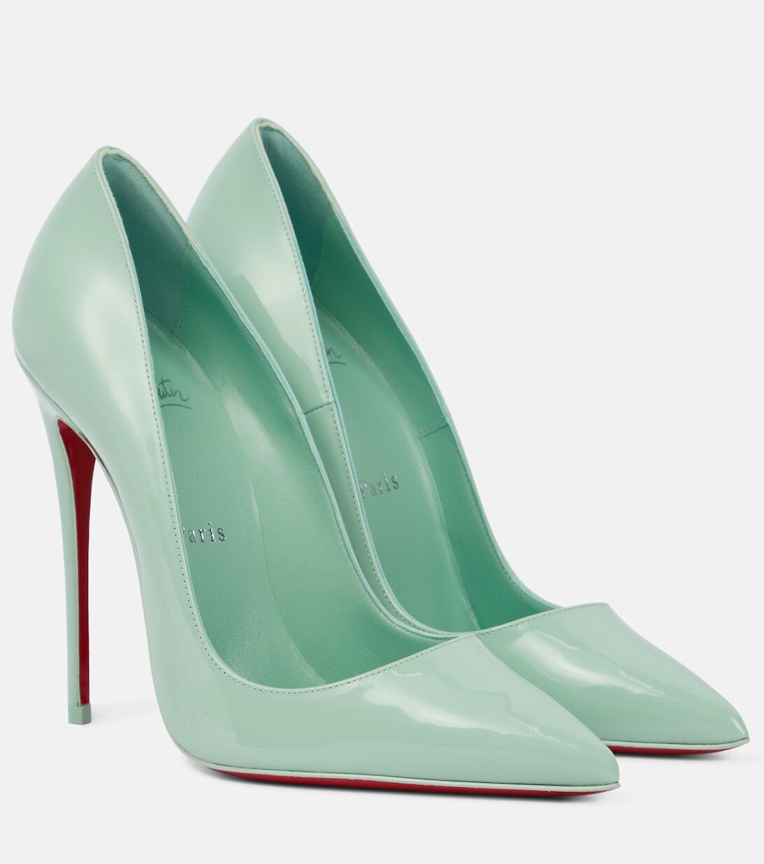 

Лакированные туфли So Kate 120 Christian Louboutin, зеленый
