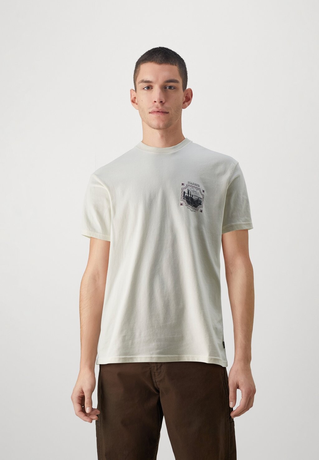 

Футболка с принтом Crossed Up Billabong, цвет off white