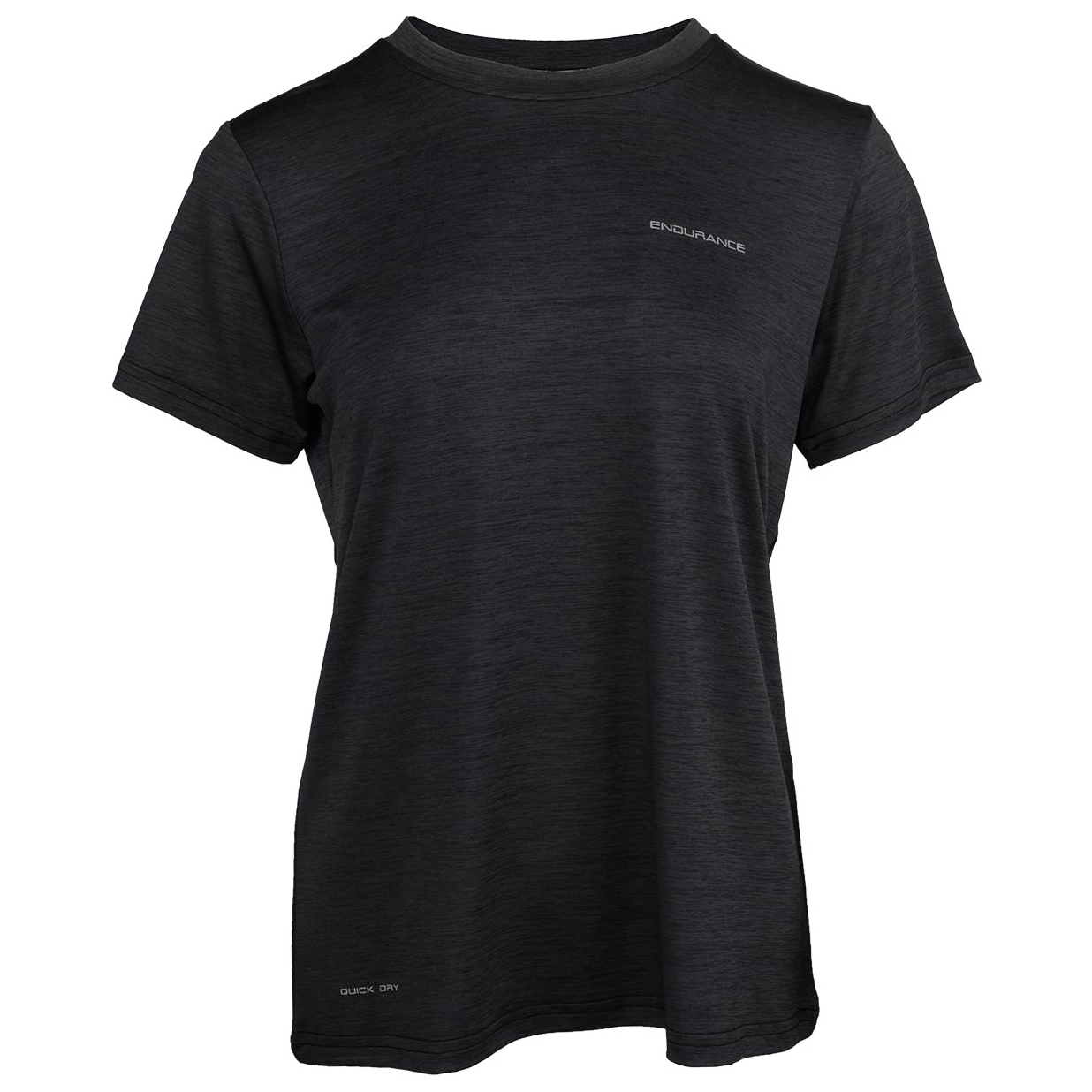 Функциональная рубашка Endurance Women's Maje Melange S/S Tee, черный