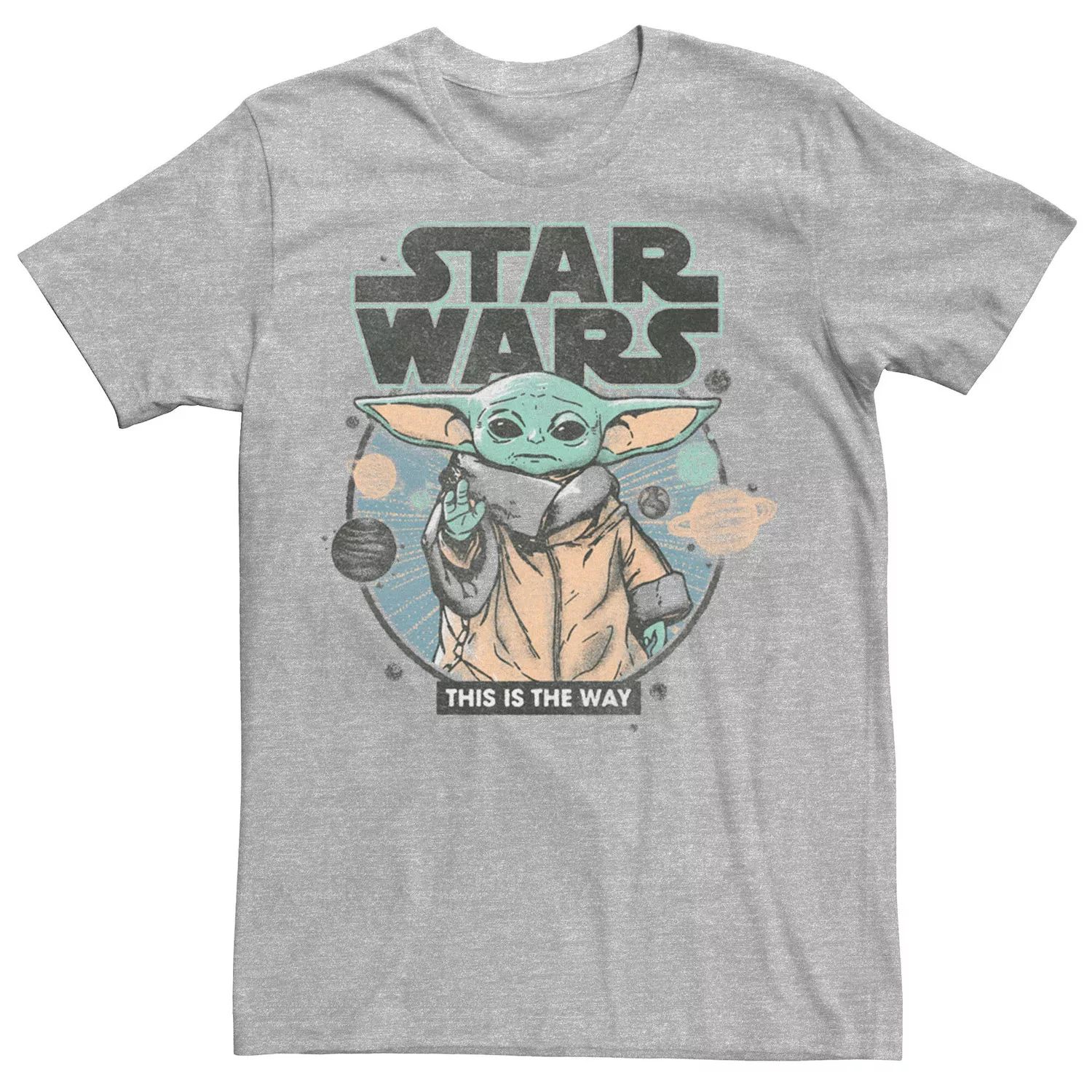 Мужская футболка The Mandalorian The Baby Yoda Licensed Character