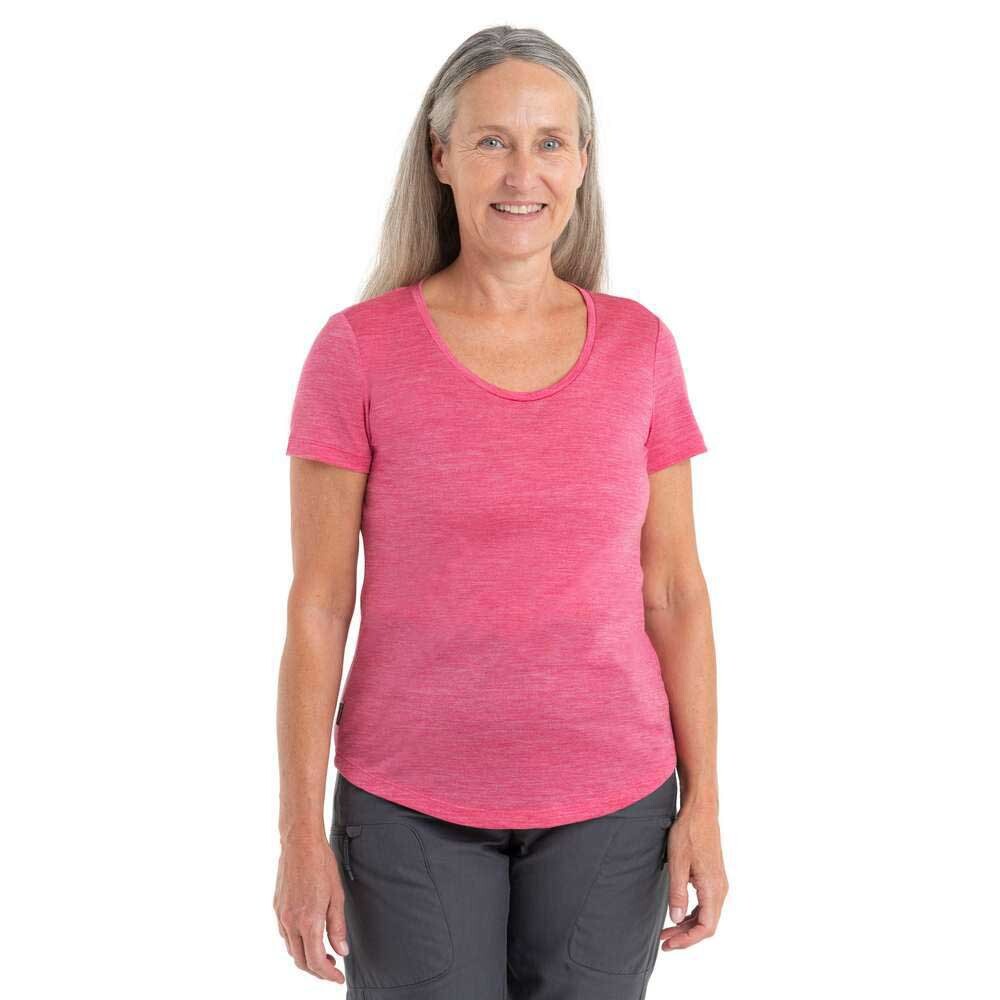 

Футболка Icebreaker Sphere II Scoop Merino, розовый