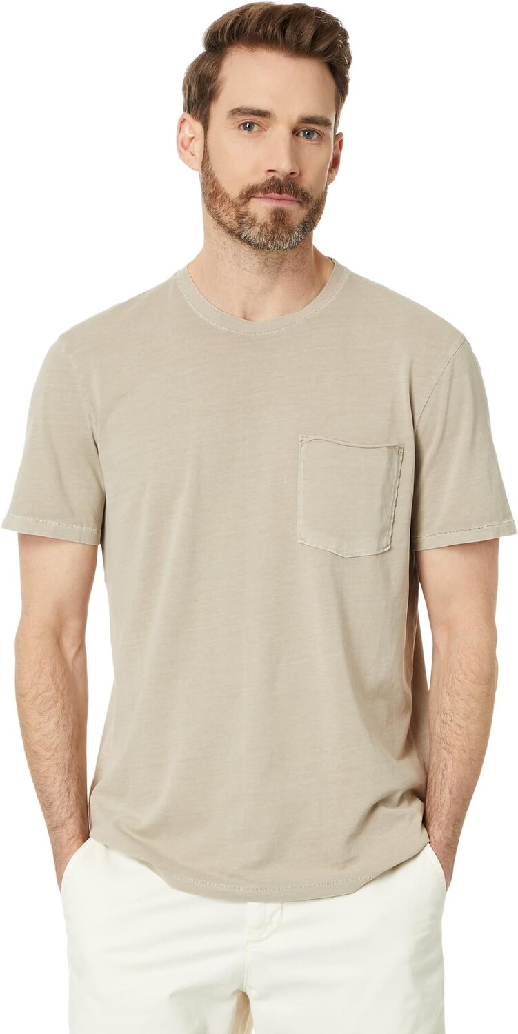 

Футболка Paige Ramirez Crew Neck Vintage Pocket Tee, цвет Vintage Mocha Cream