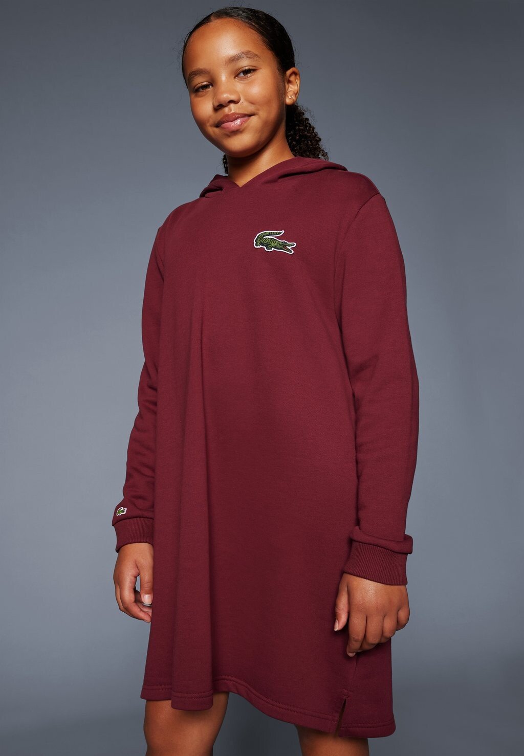 

Летнее платье Lacoste, бордовое