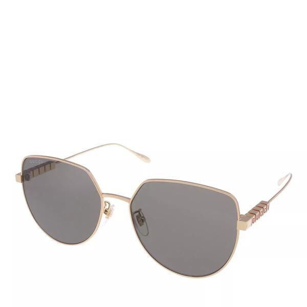 

Солнцезащитные очки gg1435sa gold-gold-grey Gucci, желтый