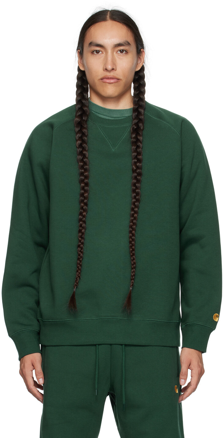 

Зеленый свитшот Chase Discovery Carhartt Work In Progress