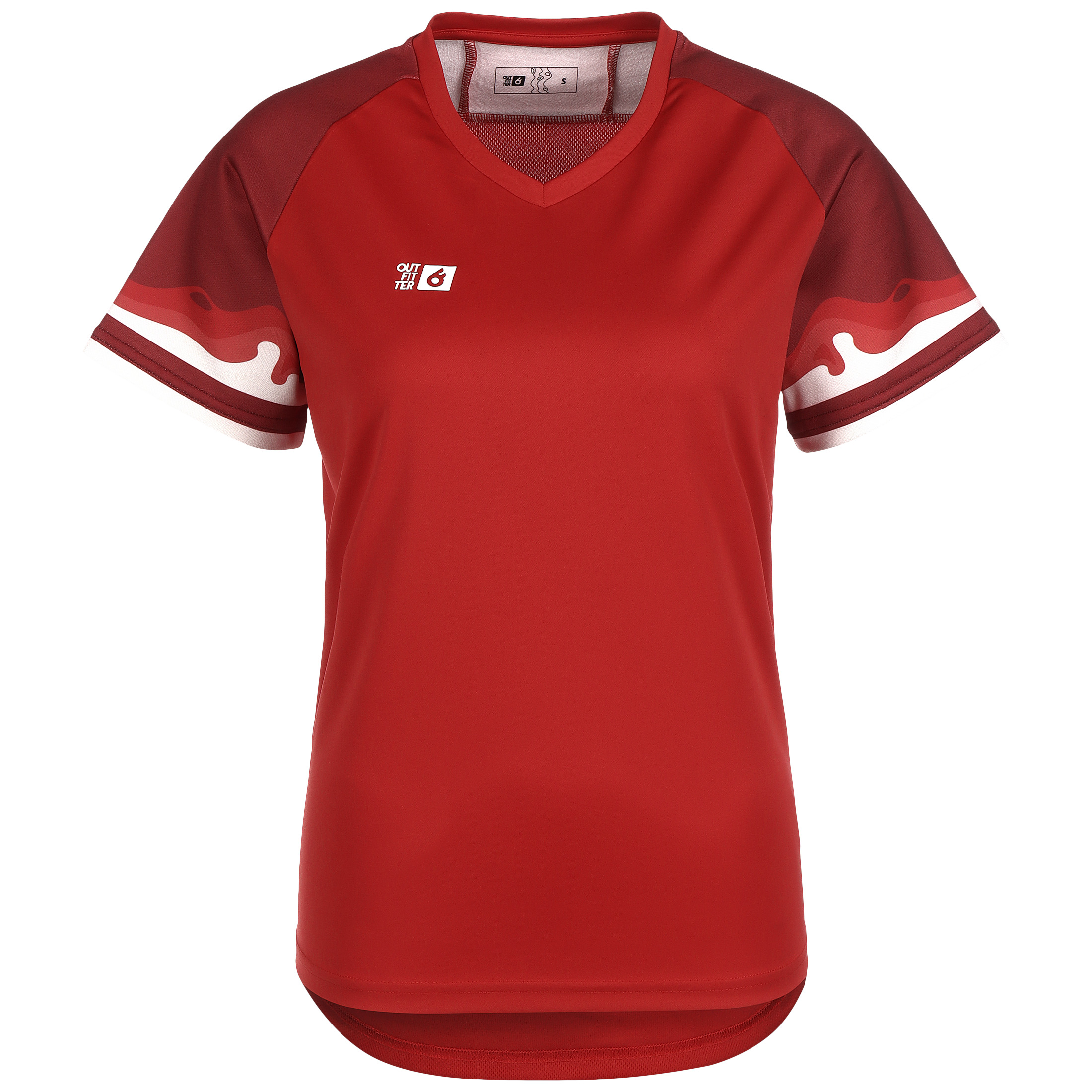 Спортивная футболка OUTFITTER Trikot OCEAN FABRICS MOANA, красный цена и фото