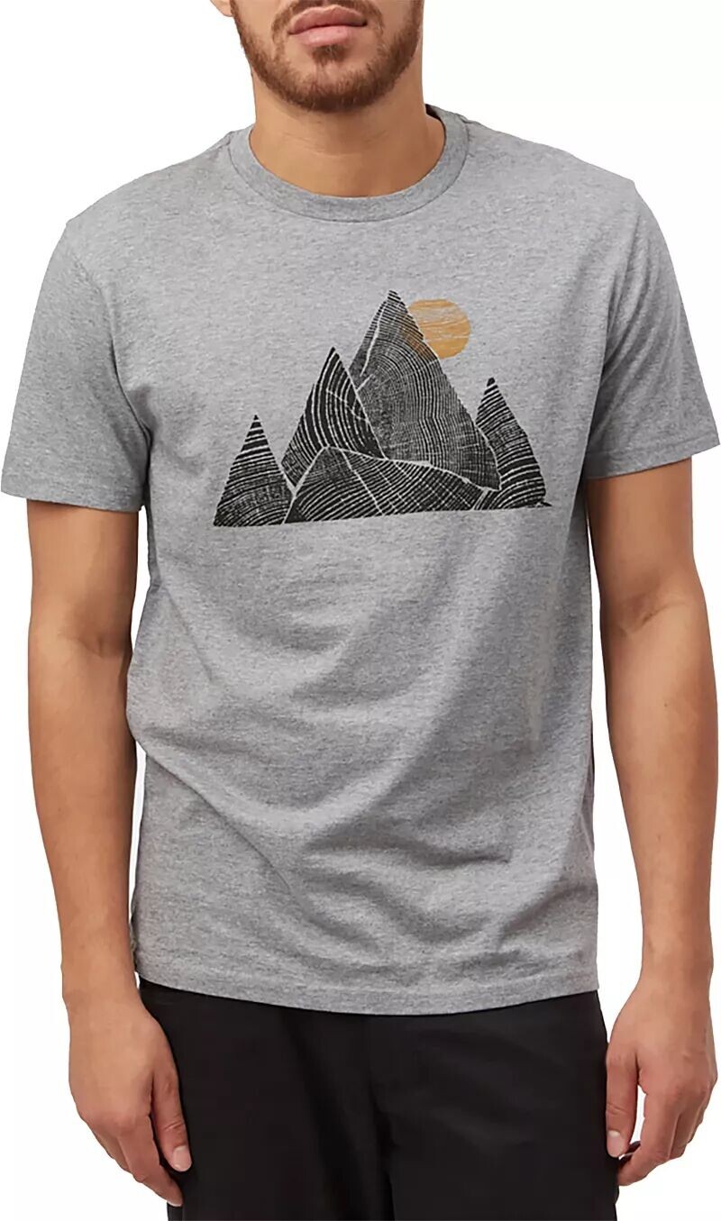 

Мужская классическая футболка Tentree Mountain Peak, серый