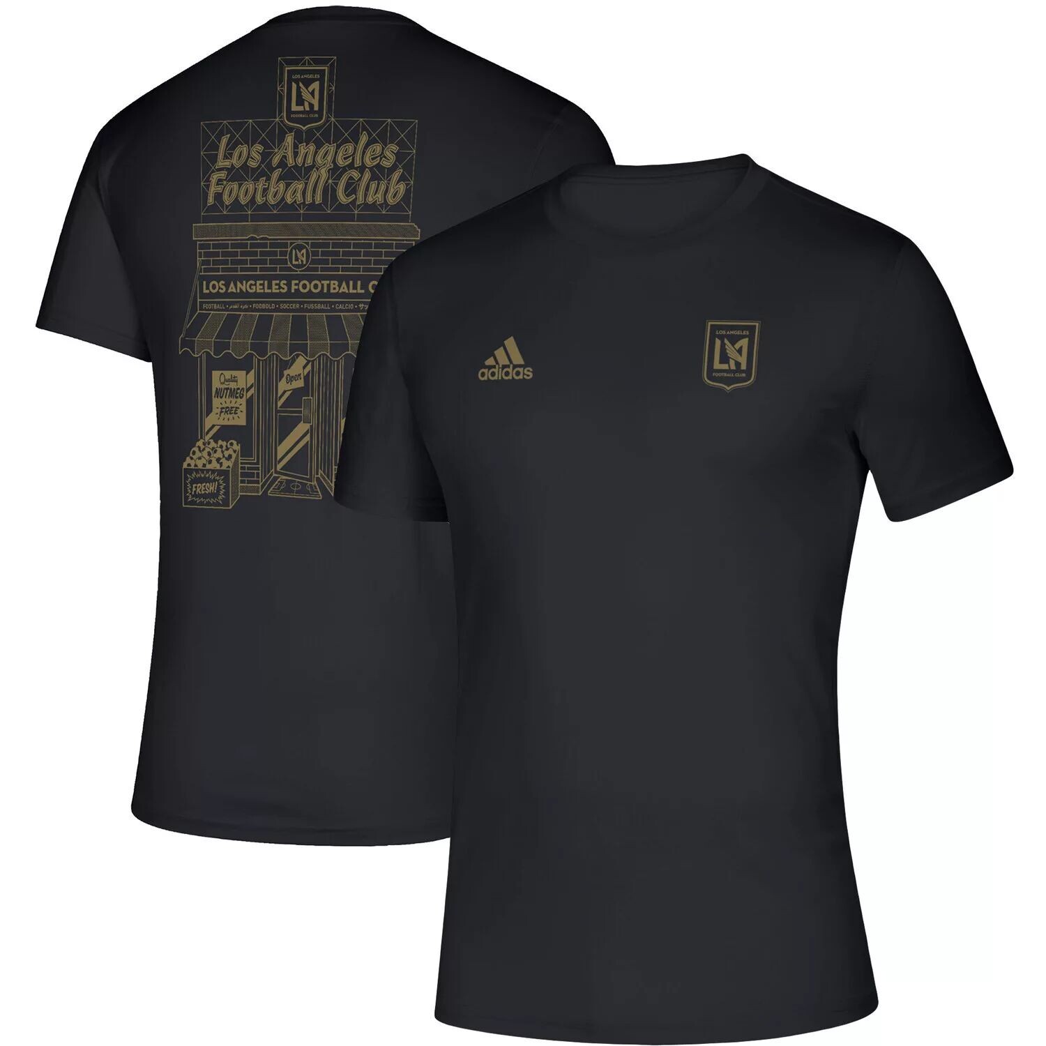 

Мужская черная футболка adidas LAFC Megs