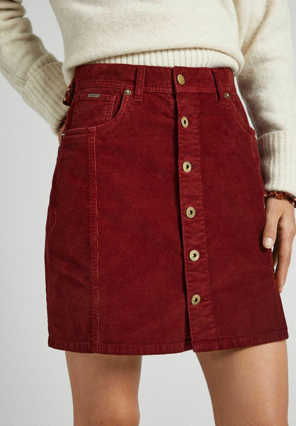 

Мини-юбка VICKY Pepe Jeans, бордово-красный