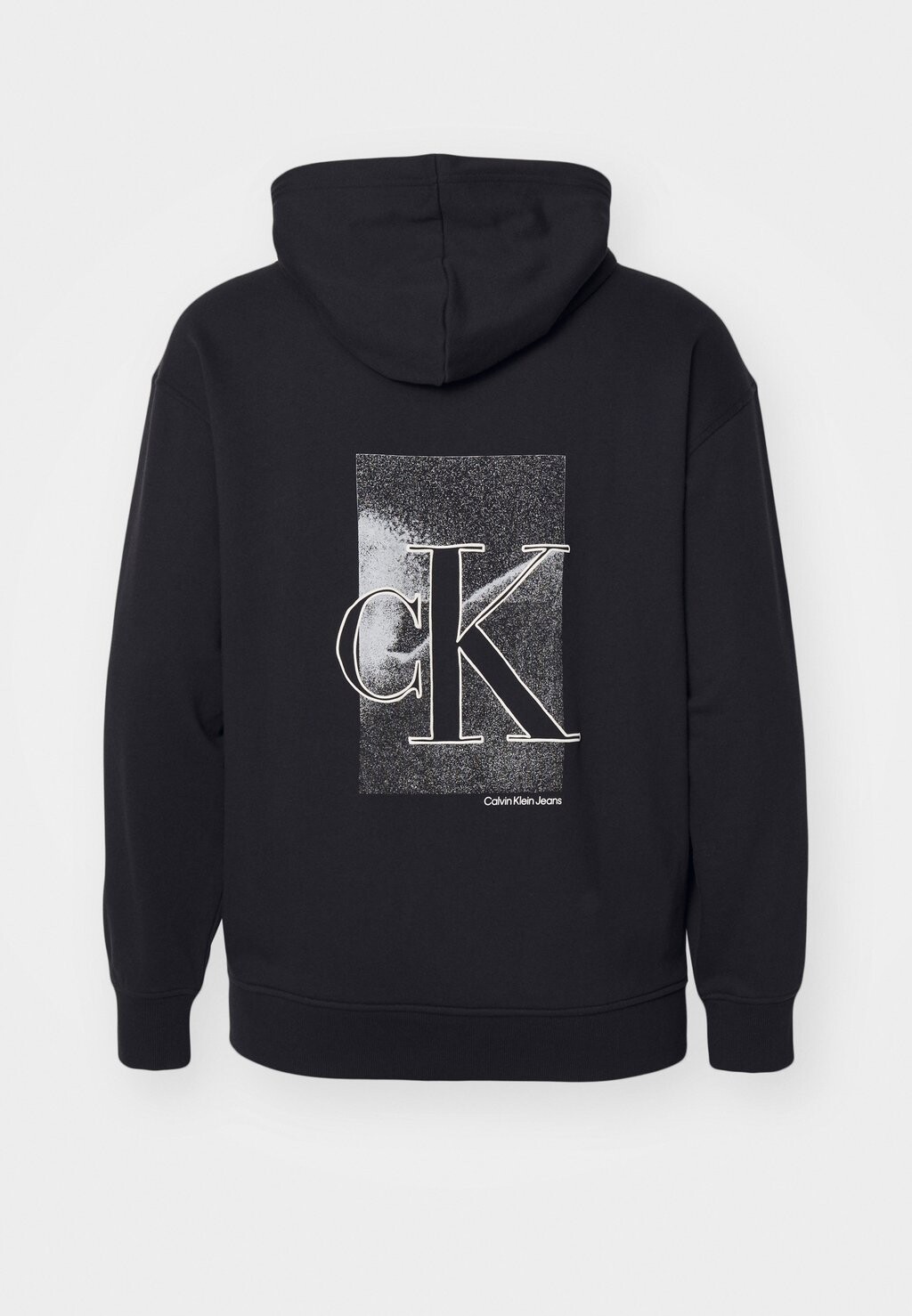 

Свитер на молнии Plus Diffused Zip Through Calvin Klein, черный