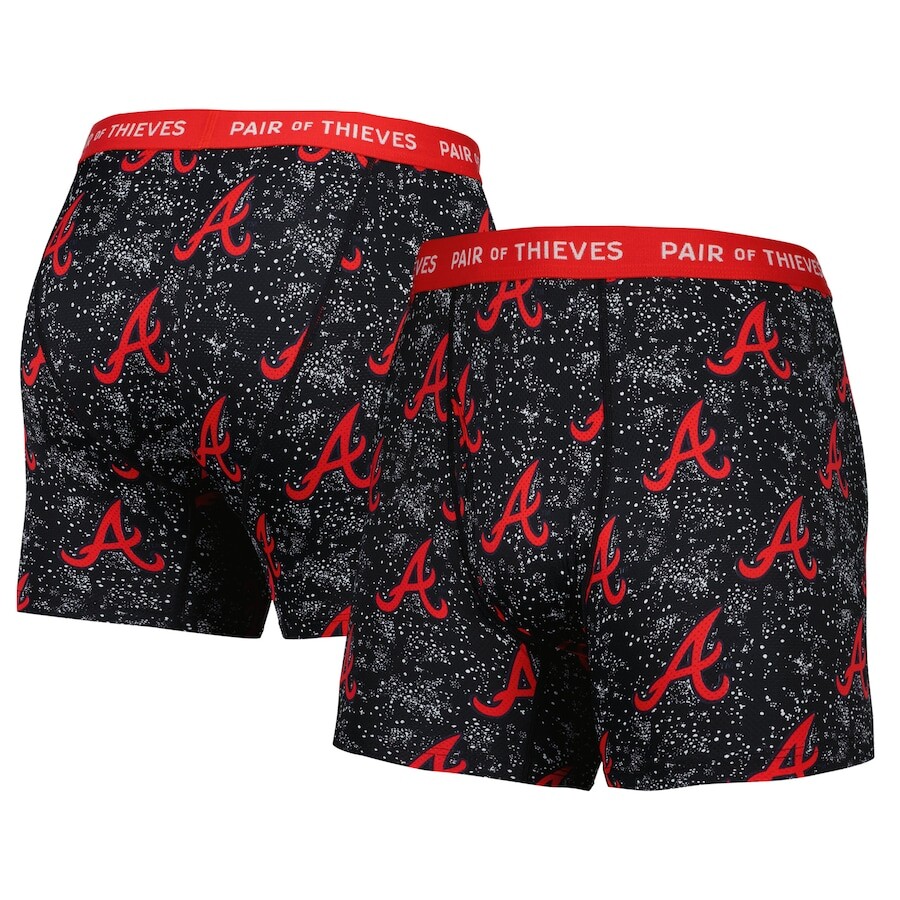 

Комплект боксеров 2 шт Pair of Thieves Atlanta Braves, серый