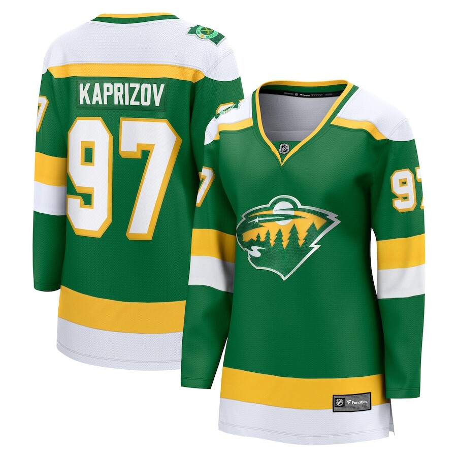 

Джерси Fanatics Branded Minnesota Wild, зеленый
