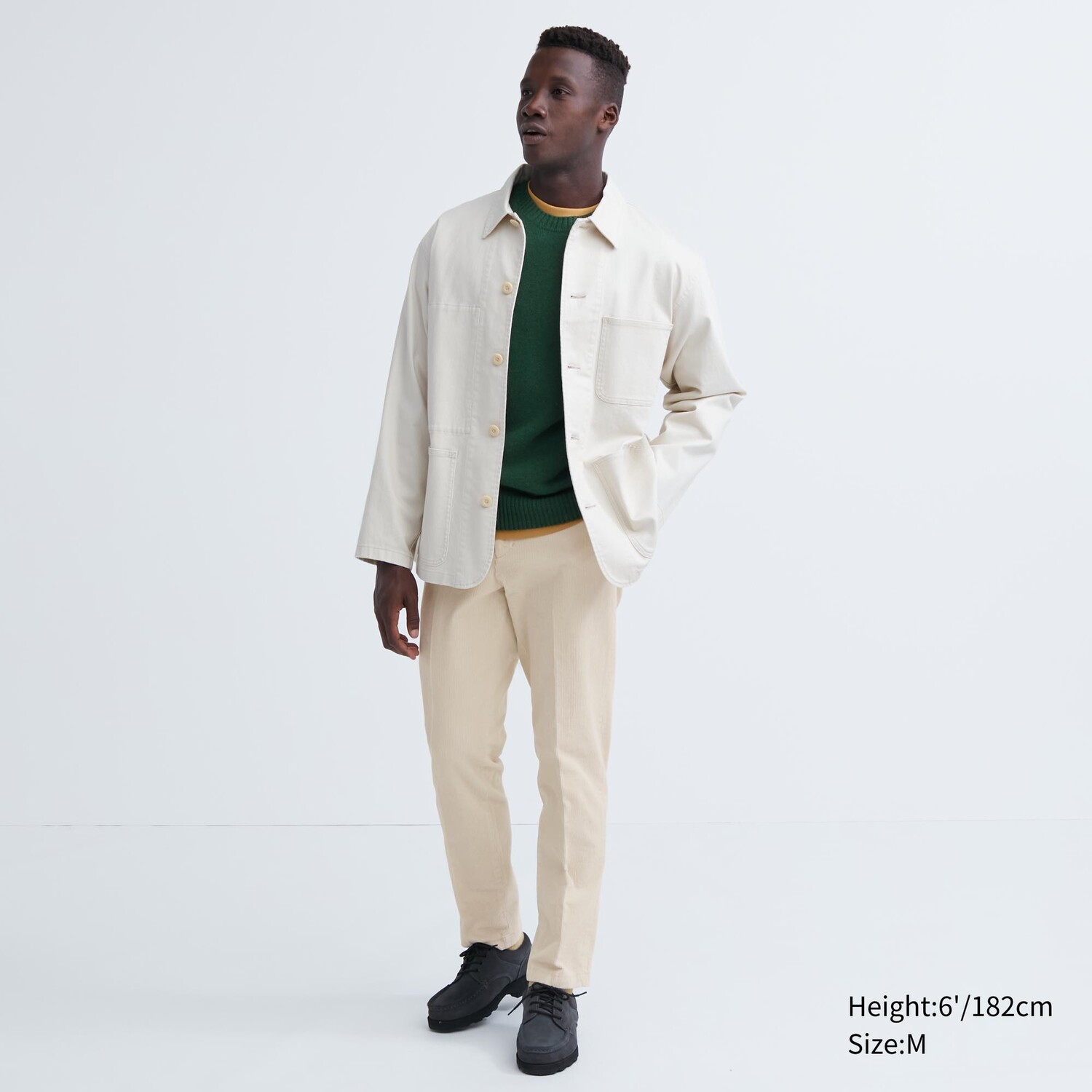 

Вельветовые брюки smart до щиколотки (длинные) UNIQLO, естественный