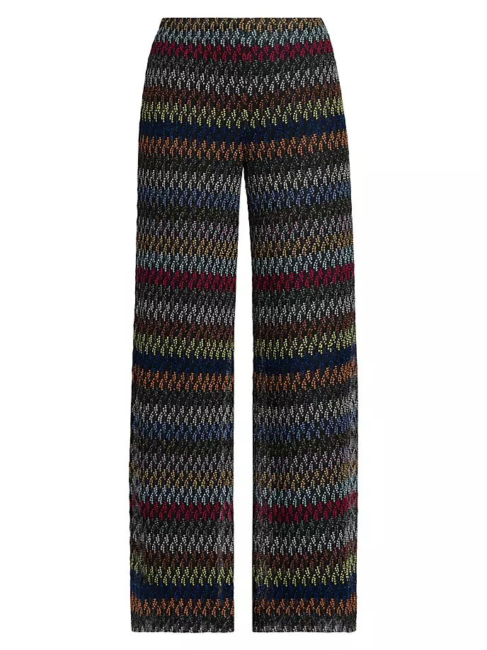 

Широкие брюки с мерцающими полосками Missoni, мультиколор