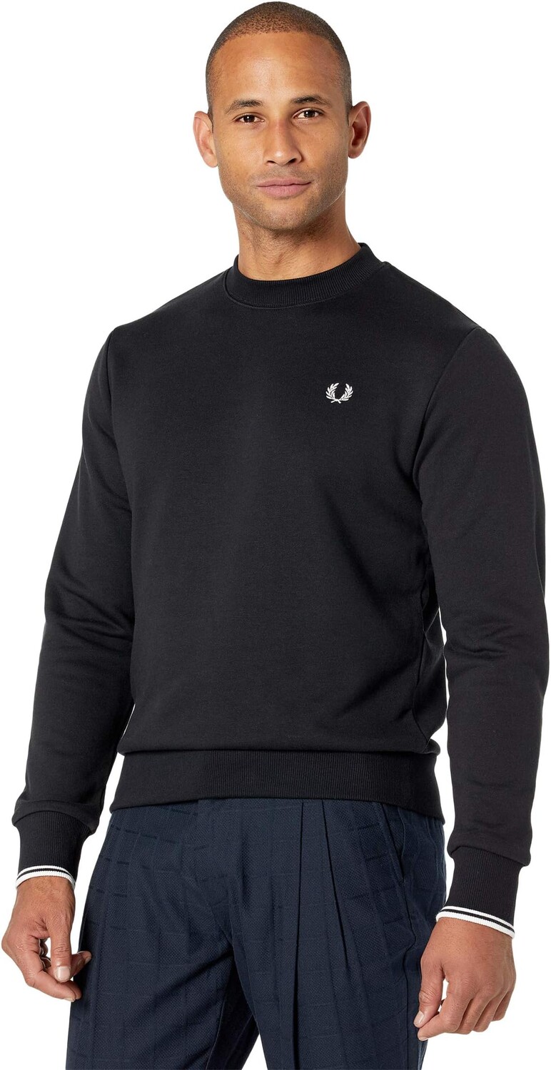 

Толстовка с круглым вырезом Fred Perry, черный
