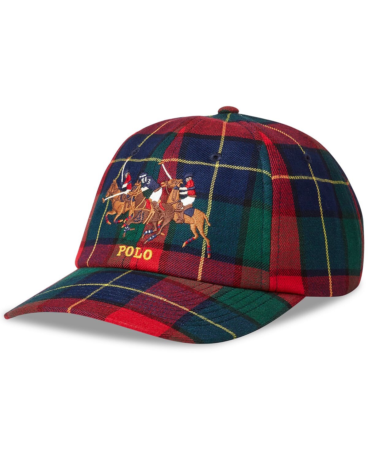 

Мужская фланелевая бейсболка в клетку Triple Pony Polo Ralph Lauren