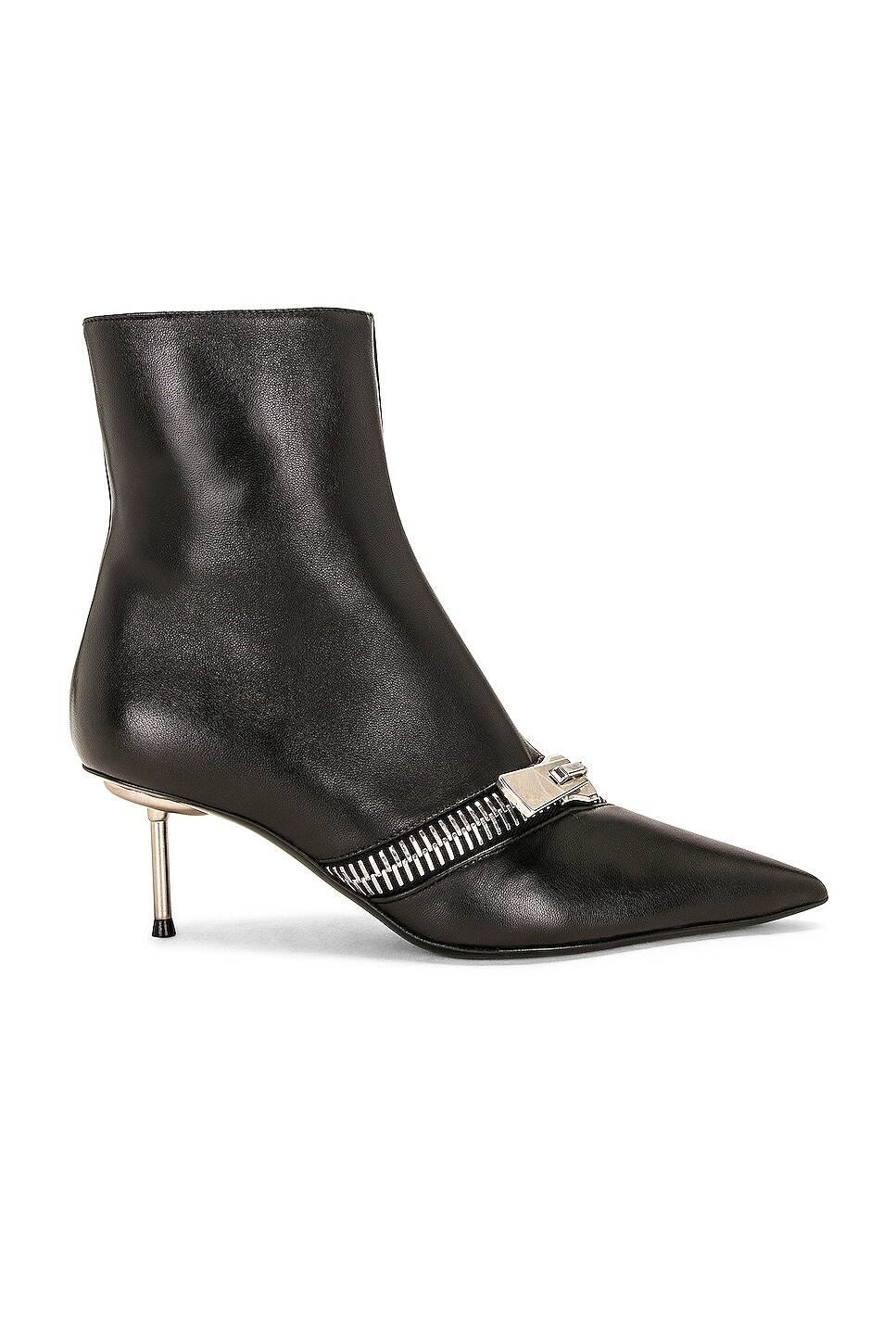 

Туфли Coperni Zip Ankle Boot, черный