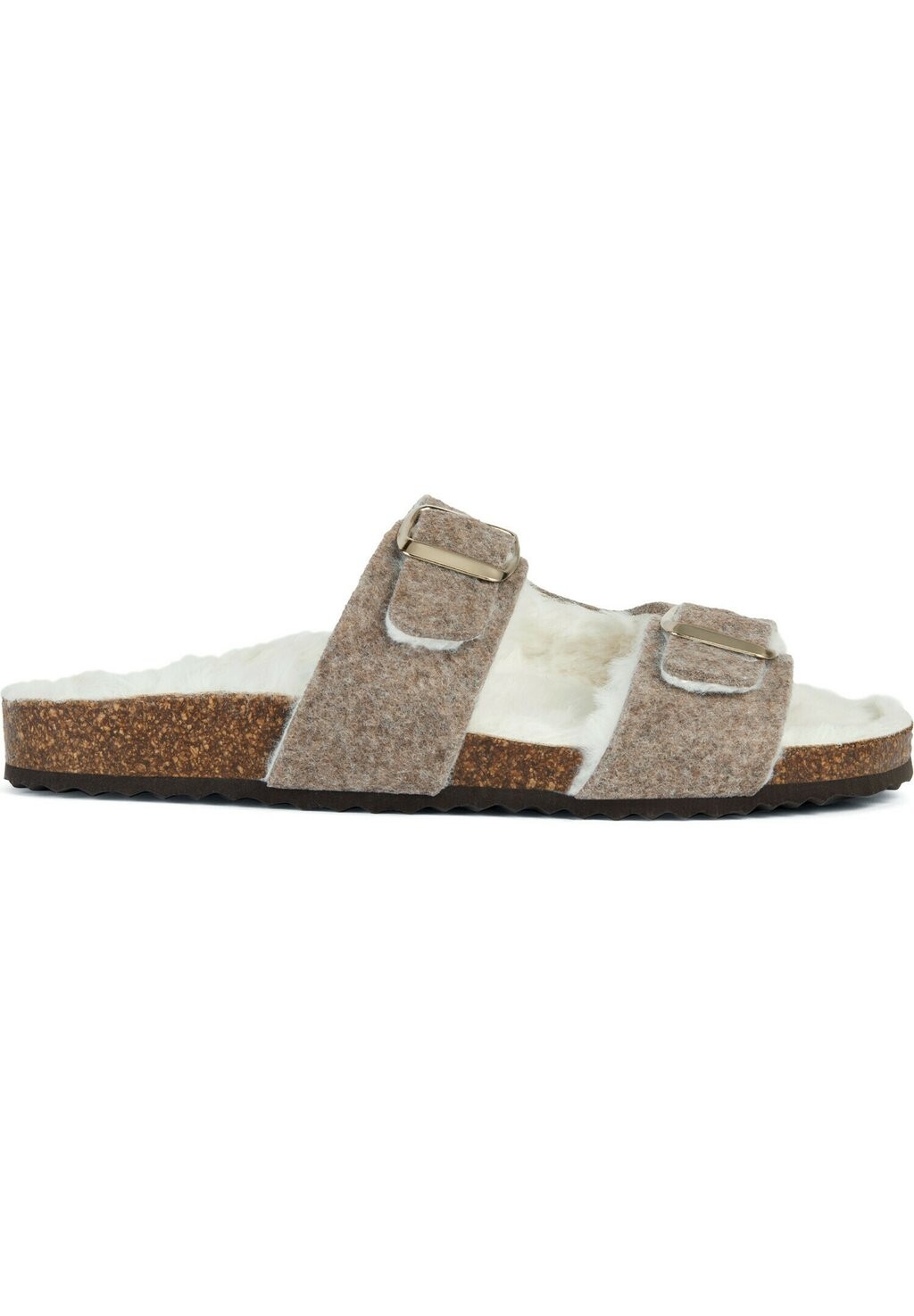 

Тапочки Brionia Geox, цвет dark taupe