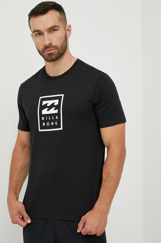 

Хлопковая футболка Billabong, черный