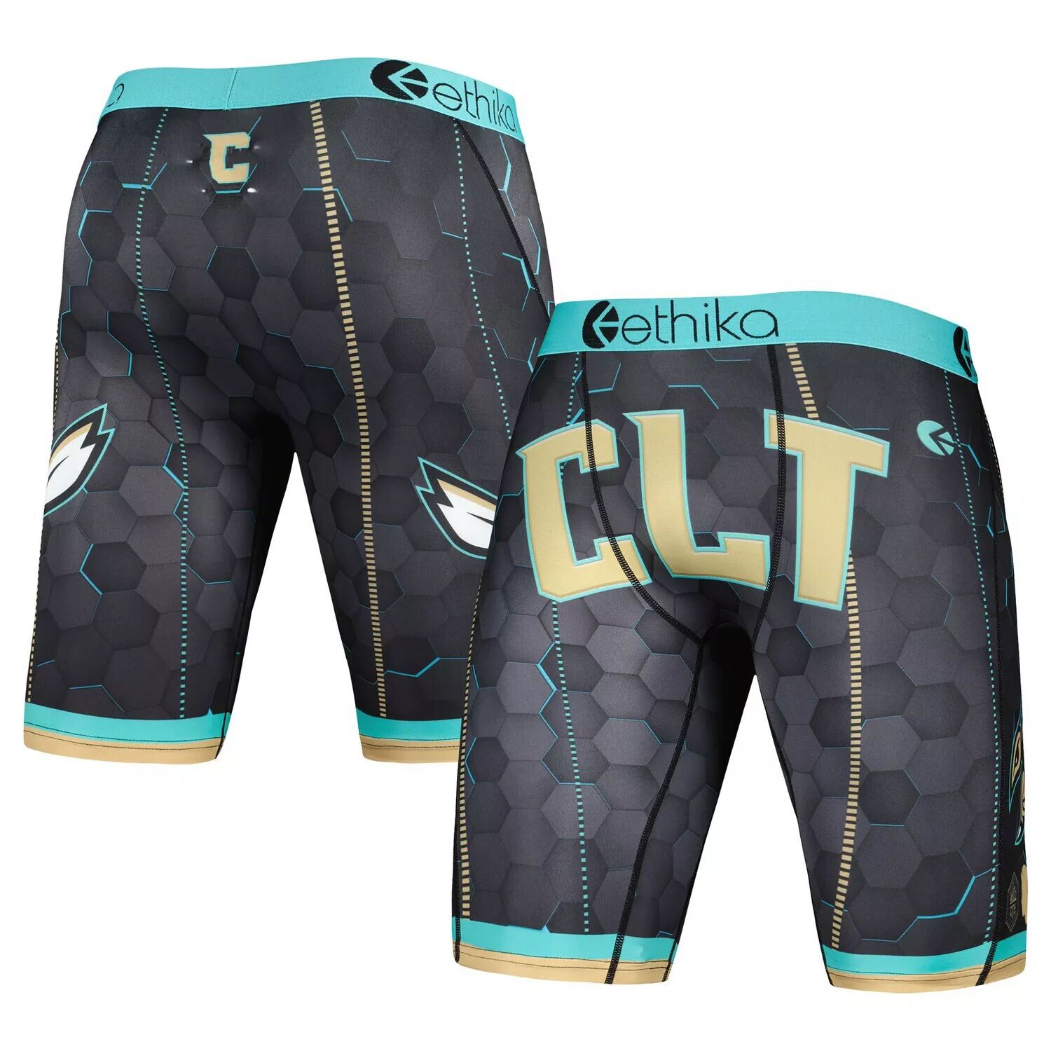 

Мужские трусы-боксеры Ethika Teal Charlotte Hornets City Edition