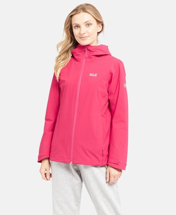 

Дождевик Jack Wolfskin, фуксия