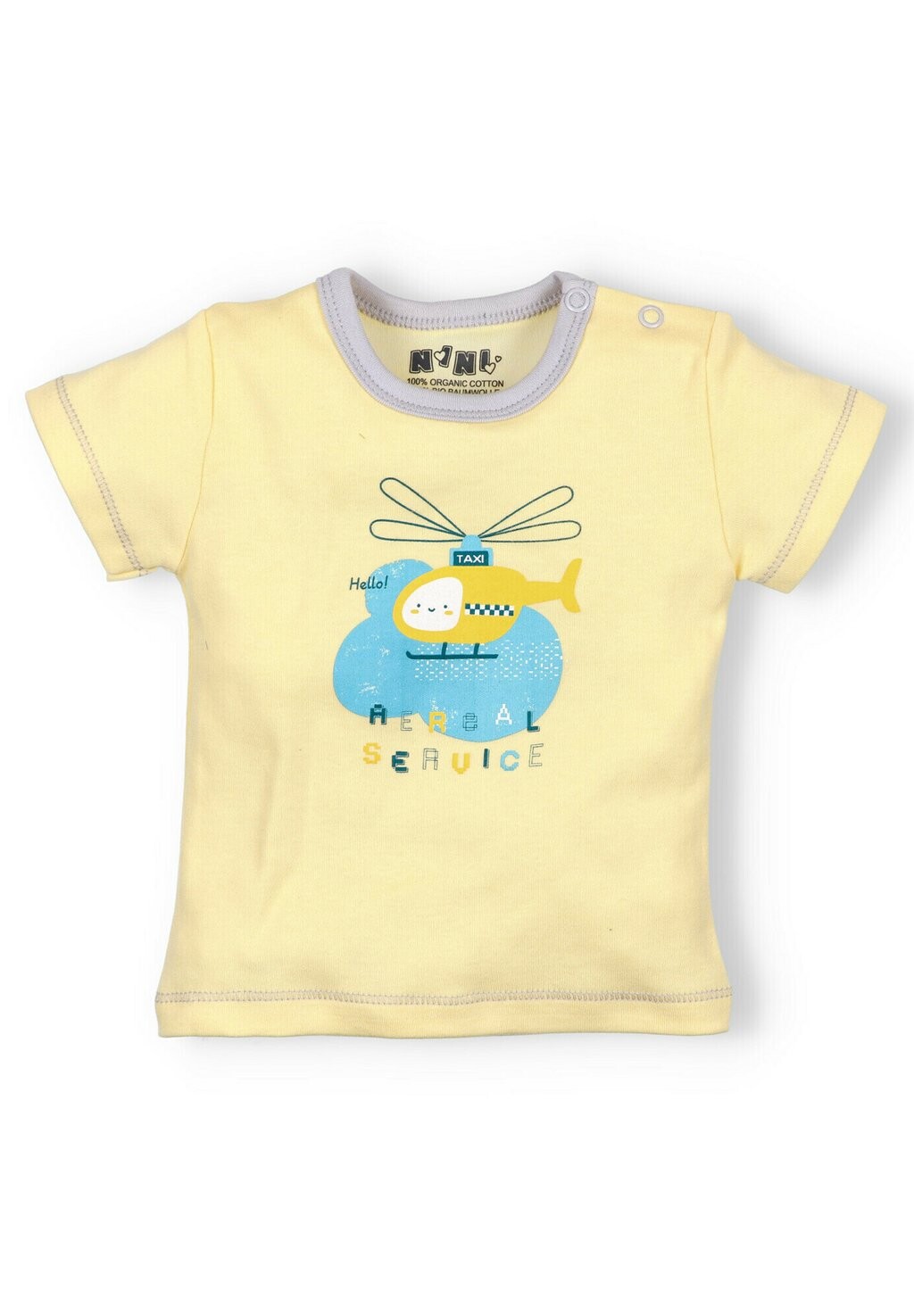 

Футболка с принтом Nini, цвет yellow
