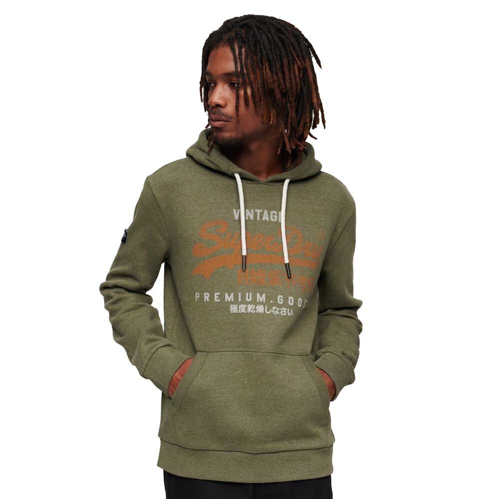 

Худи Superdry Vintage Logo Premium Goods Graphic, зеленый