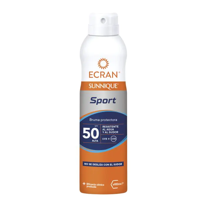 

Солнцезащитный крем sunnique sport spray protector solar Ecran, объем 250 мл