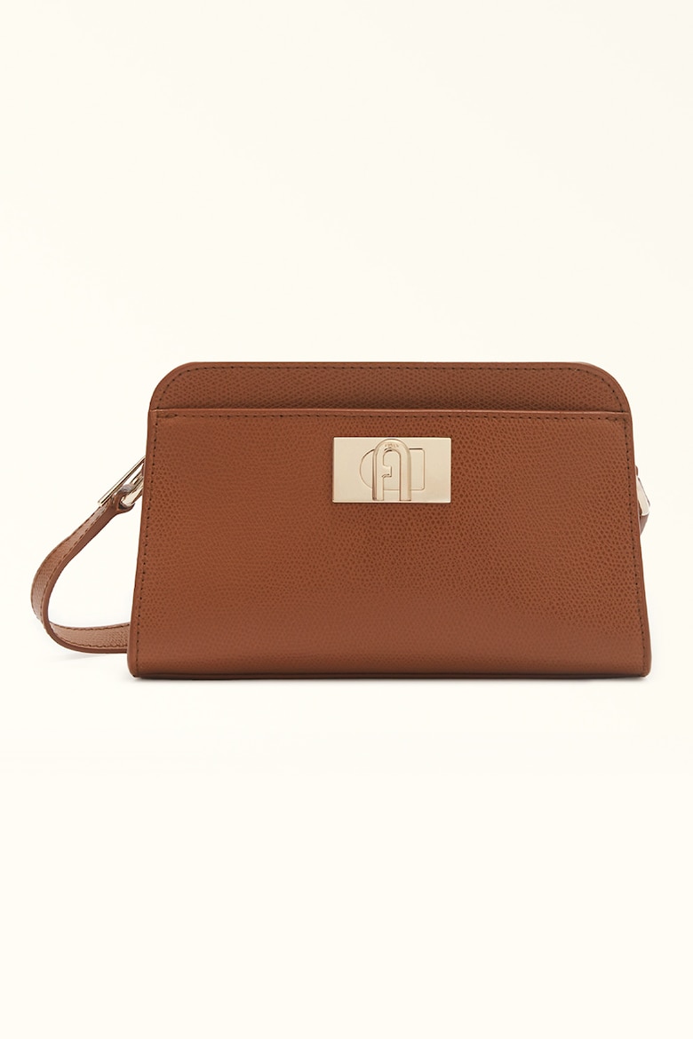 Кожаная маленькая сумка 1927 года Furla, коричневый