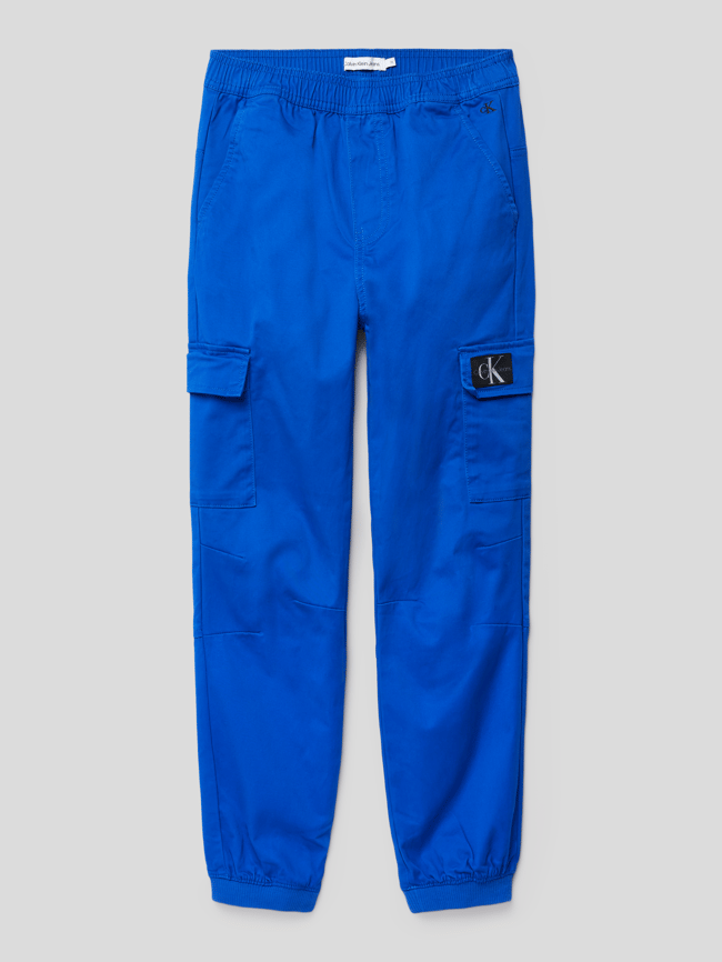 Брюки-карго с лейблом, модель CARGO PANTS Calvin Klein Jeans, синий брюки карго plus straight calvin klein jeans plus цвет black