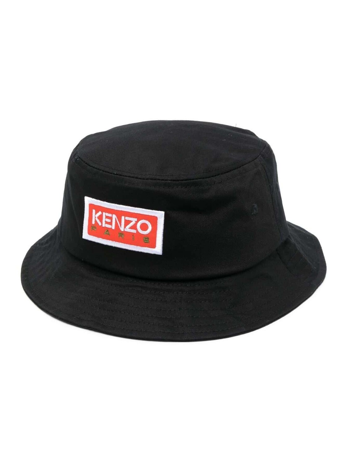 Панама мужская Kenzo с логотипом, черный / красный
