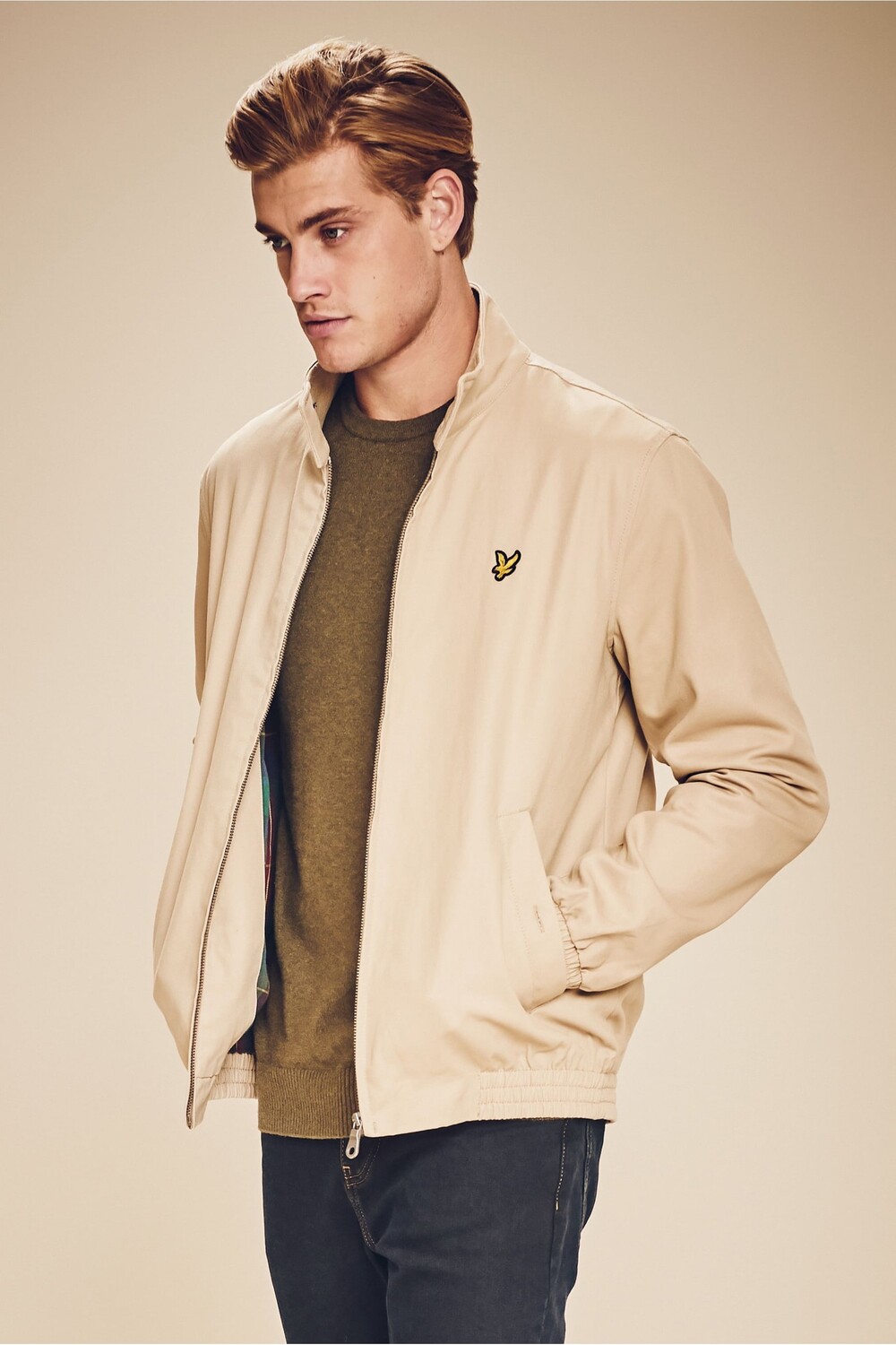 

Куртка Харрингтон Lyle & Scott, серый