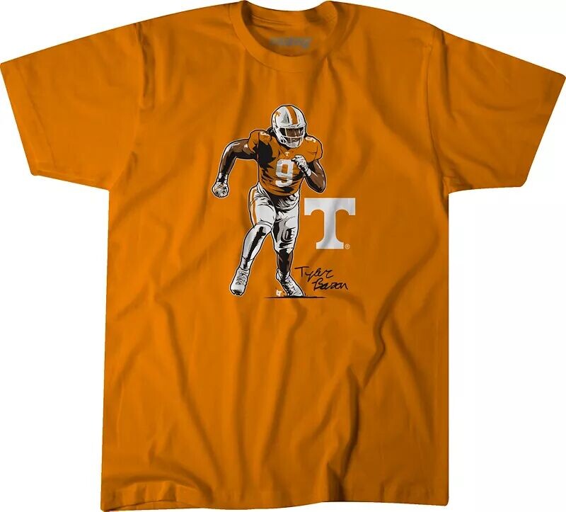 

Мужская футболка Tennessee Volunteers Tennessee Orange Tyler Baron BreakingT