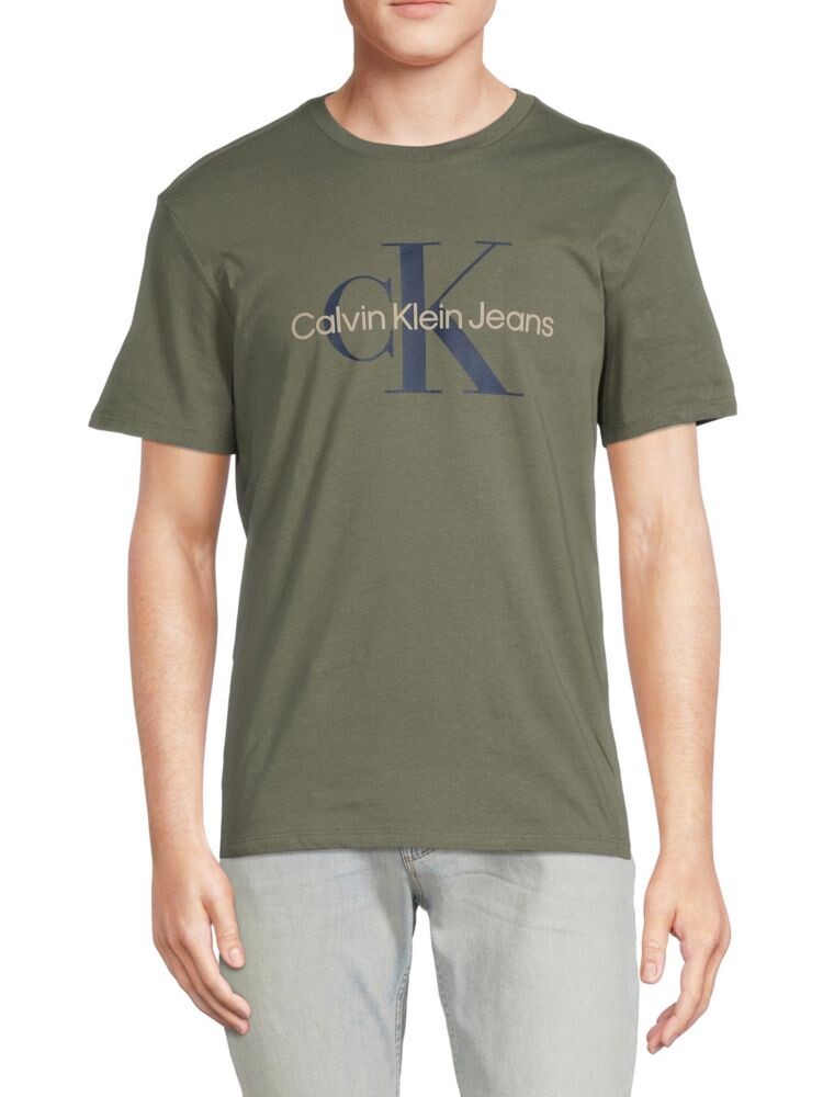 

Футболка с логотипом Calvin Klein, цвет Dusty Olive