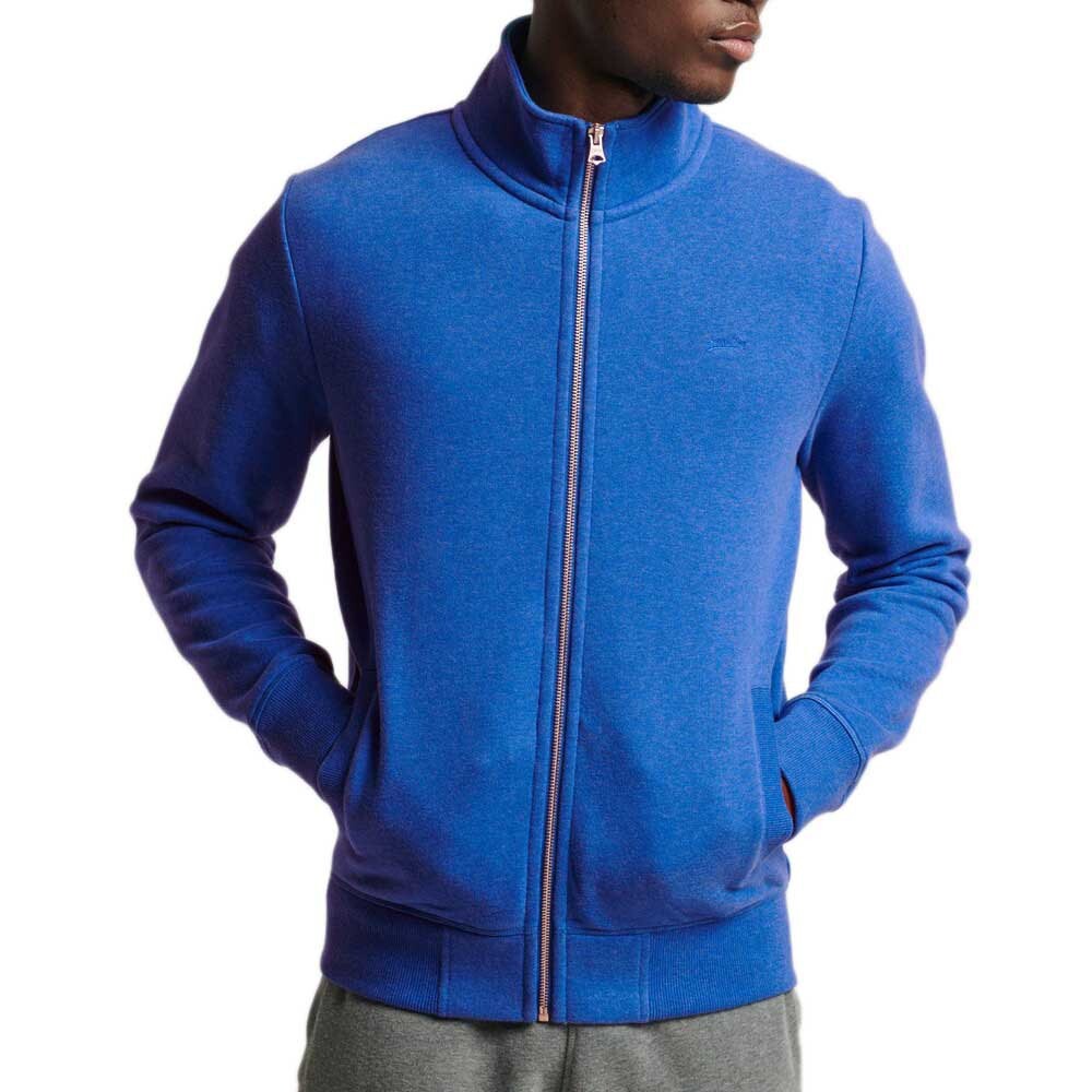 

Толстовка Superdry Vintage Logo Emb Track Half Zip, синий