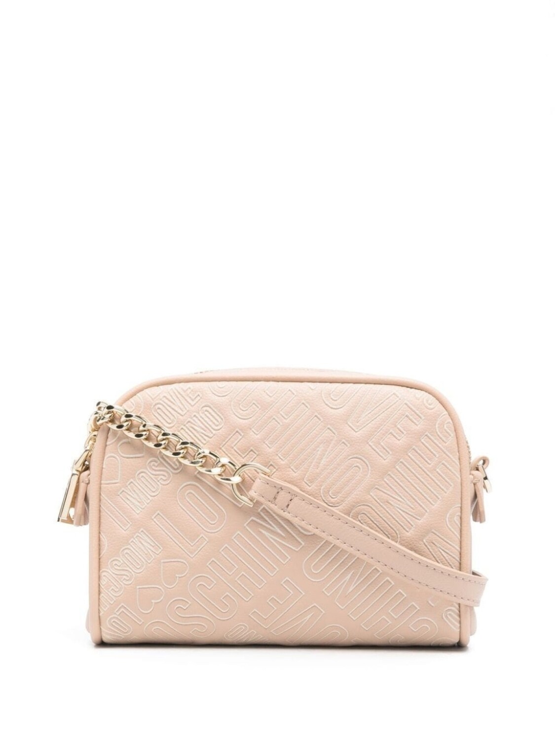 

Love Moschino сумка через плечо с тисненым логотипом, нейтральный цвет