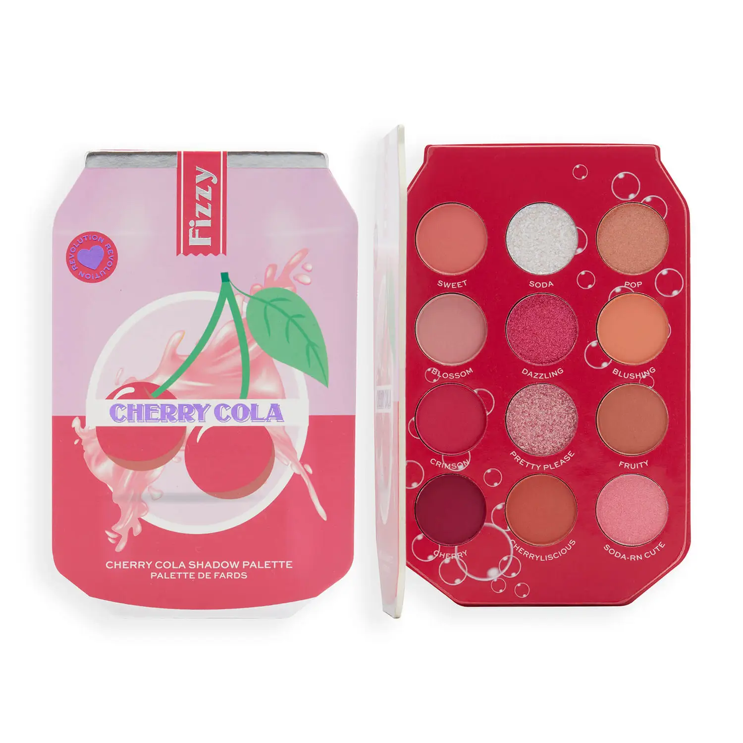 

Палетка теней I Heart Revolution Cherry Cola Shadow Palette