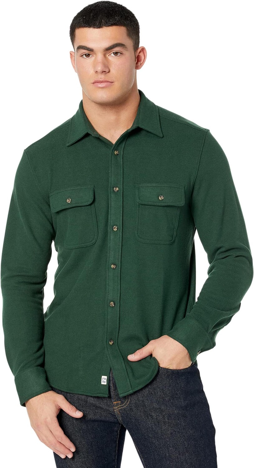 

Рубашка The Dunewood Flannel Fair Harbor, цвет Pine Grove