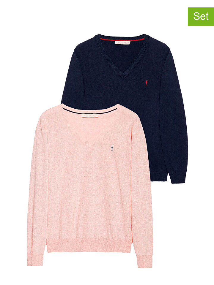 

Свитер Polo Club 2er Set:, цвет Rosa/Dunkelblau